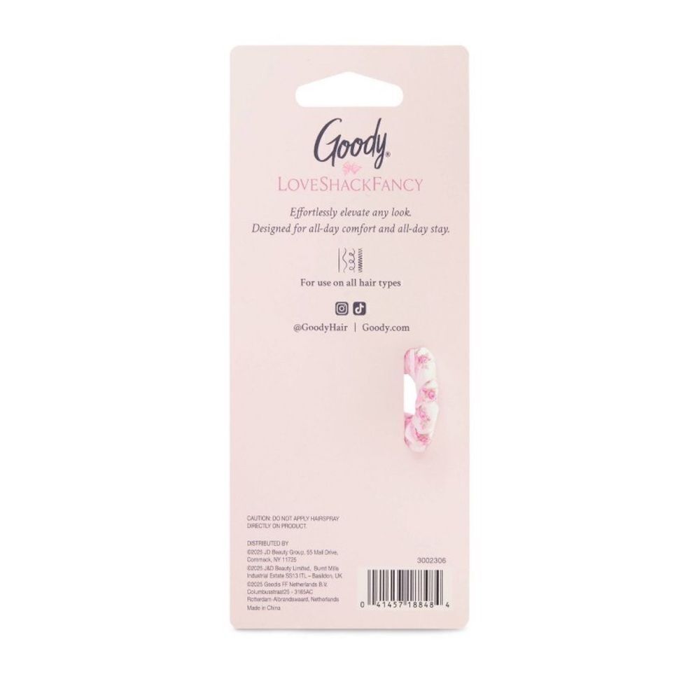 Love Shack Fancy X Goody Fabric Wrap Claw
Clip - Rosa Beaux - Picture 12 of 15